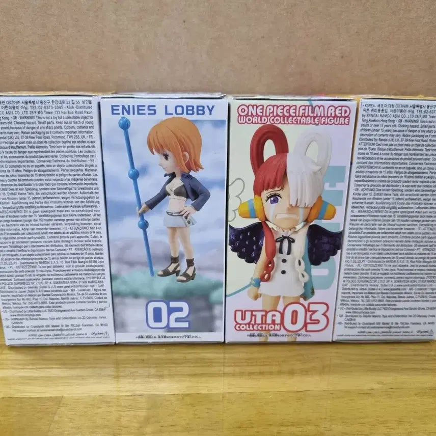 [SOLD OUT] [미개봉] 원피스 월콜 피규어 4종 일괄