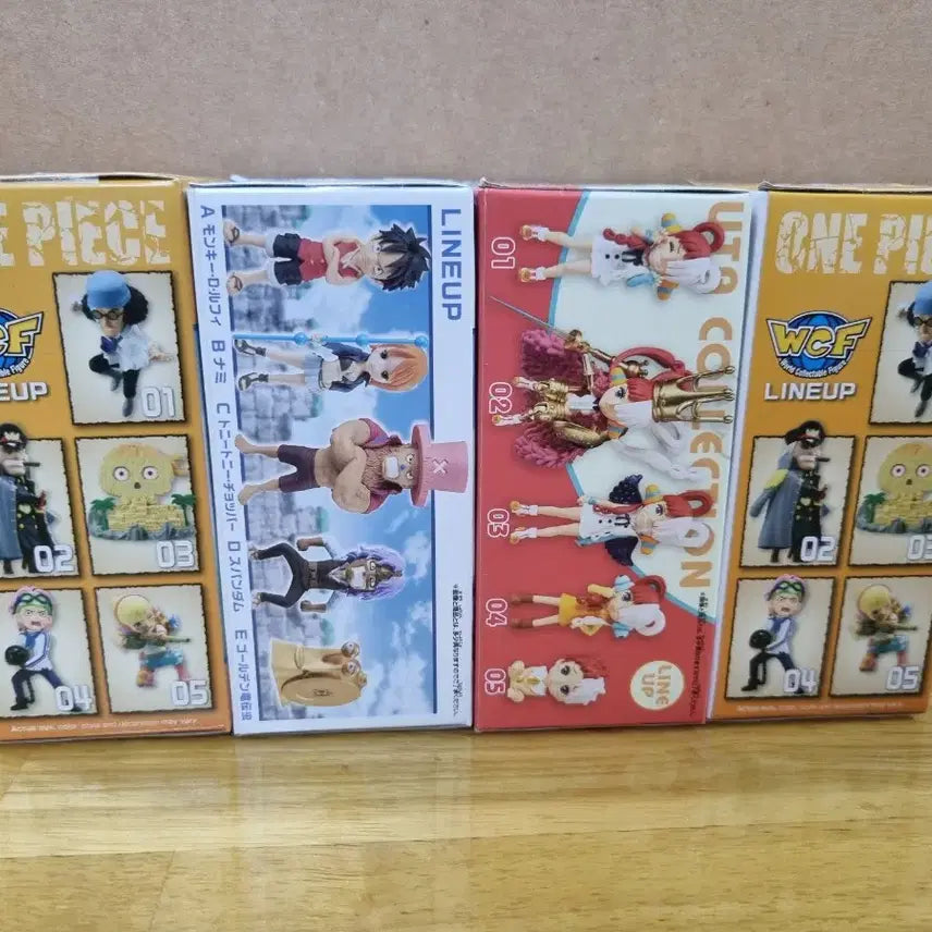 [SOLD OUT] [미개봉] 원피스 월콜 피규어 4종 일괄