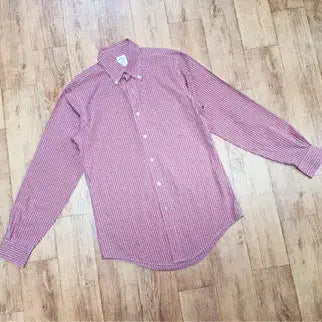[BUNJANG] Brooks Brothers Checkered Non-Iron Shirt / 브룩스브라더스 논아이론 체크셔츠 90-95 새상품