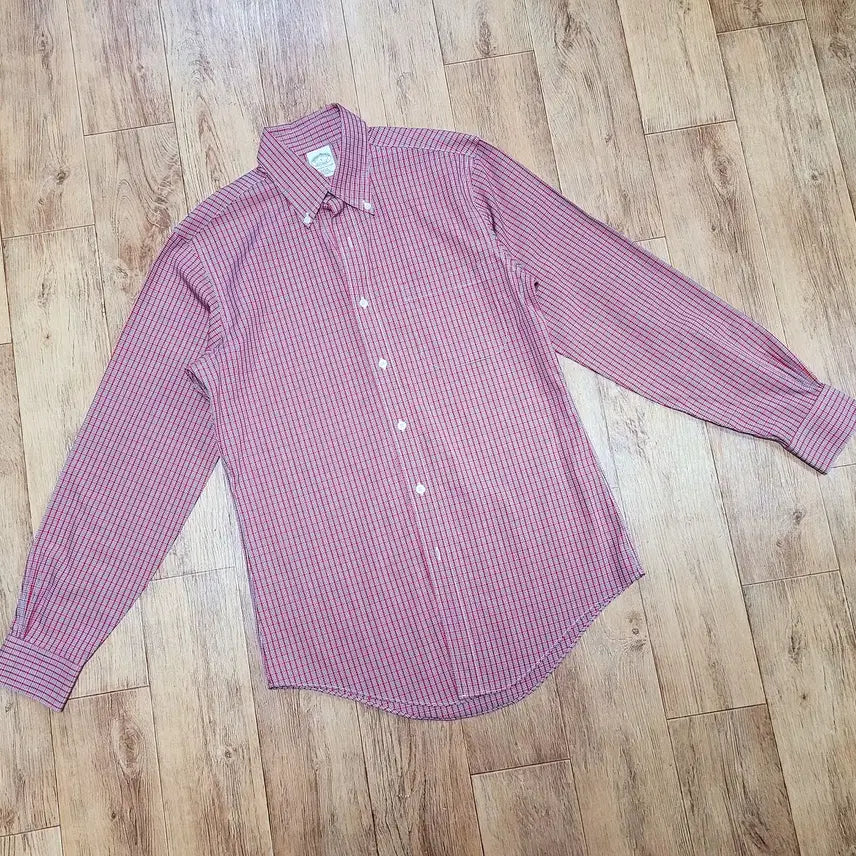 [BUNJANG] Brooks Brothers Checkered Non-Iron Shirt / 브룩스브라더스 논아이론 체크셔츠 90-95 새상품