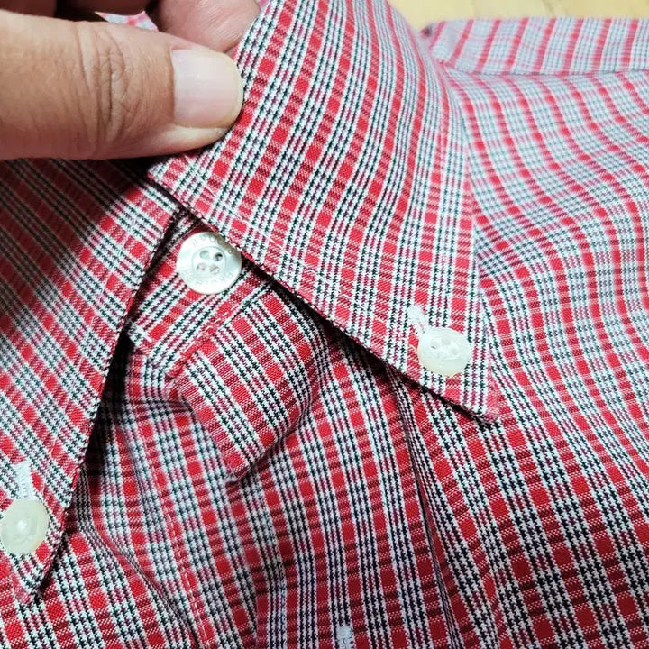 [BUNJANG] Brooks Brothers Checkered Non-Iron Shirt / 브룩스브라더스 논아이론 체크셔츠 90-95 새상품