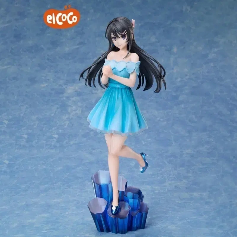 [BUNJANG] Elcoco Mai Sakurajima Blue Dress Figure / 엘코코 사쿠라지마 마이 피규어 블루 드레스 피규어