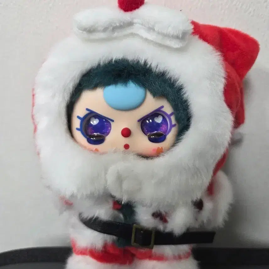 [BUNJANG] Baby Three Santa Claus Face Figurine / 베이비쓰리 크리스마스 100% 산타 얼굴 정품 예쁜눈