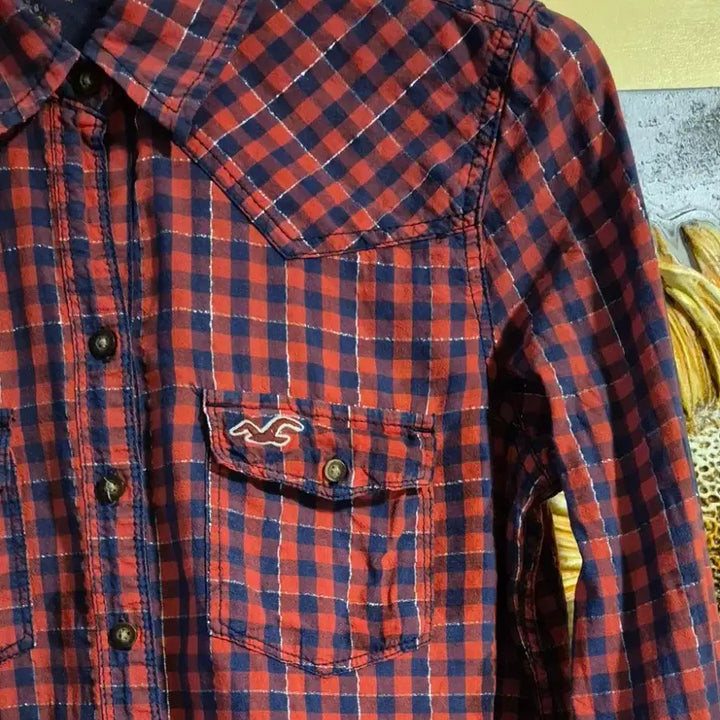 [BUNJANG] Hollister Checkered Shirt / 홀리스터 남방L