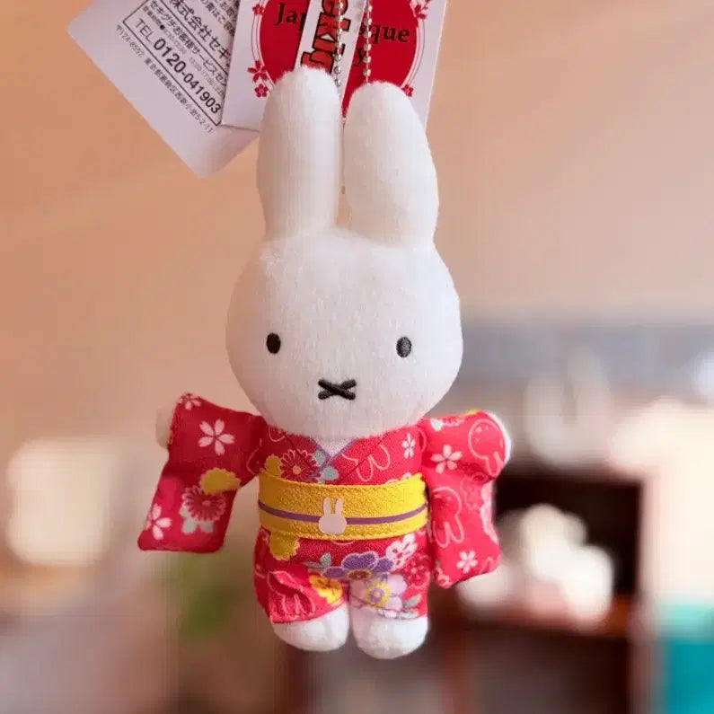 [BUNJANG] Sekiguchi Miffy Miffy Mascot Keyring / 일본 세키구치 기모노 입은 미피 miffy 마스코트 키링