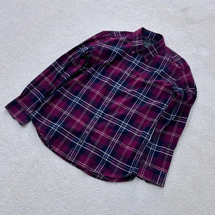 [BUNJANG] M Forestcamp Flannel Check Shirt / M 포레스트캠프 플란넬 체크 셔츠 0320E