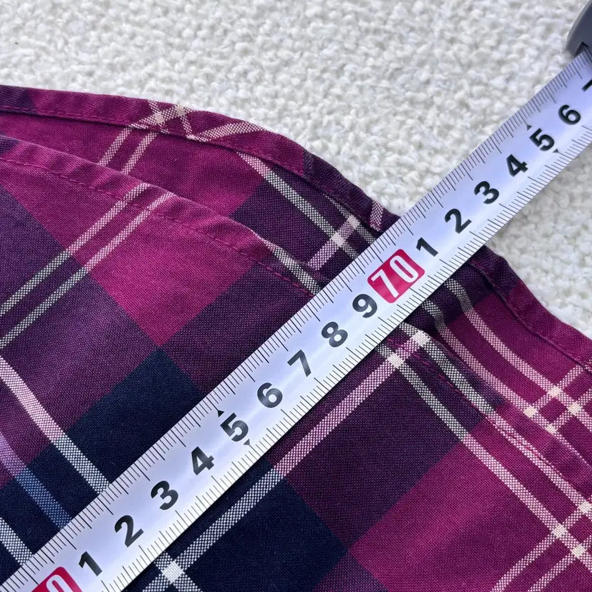 [BUNJANG] M Forestcamp Flannel Check Shirt / M 포레스트캠프 플란넬 체크 셔츠 0320E