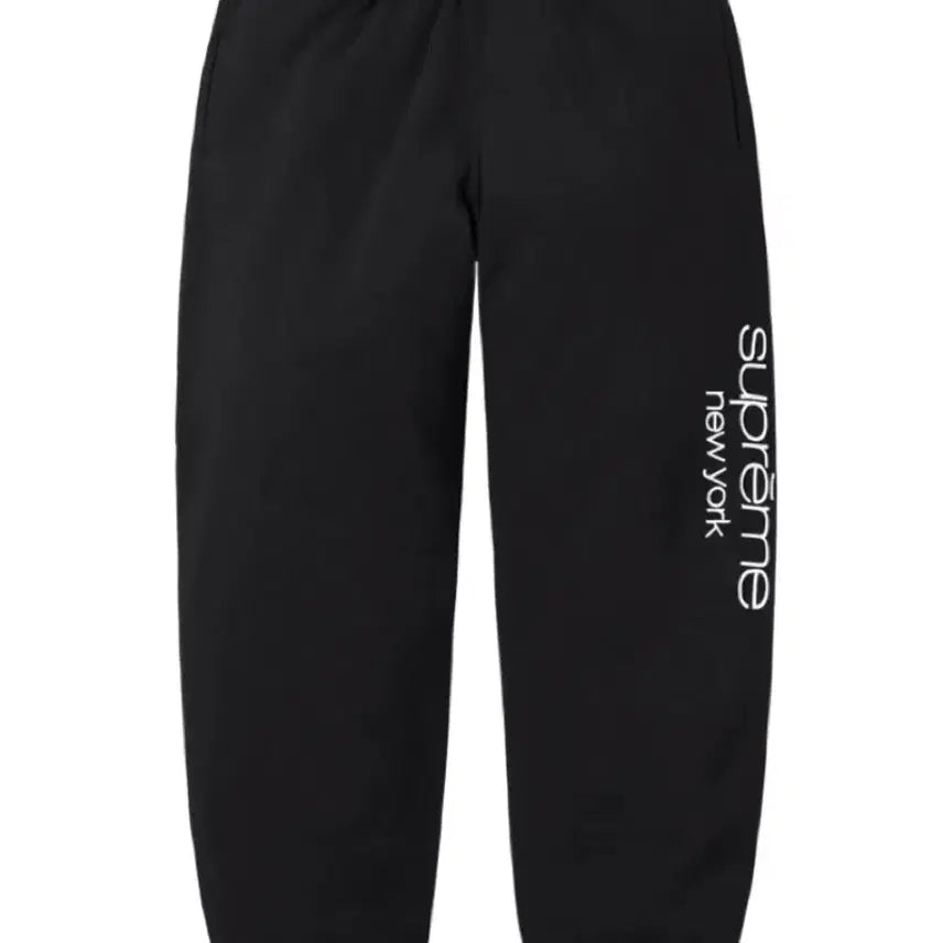 [BUNJANG] Supreme New York Black Sweatpants / 슈프림 뉴욕 블랙 스웻팬츠 26SS