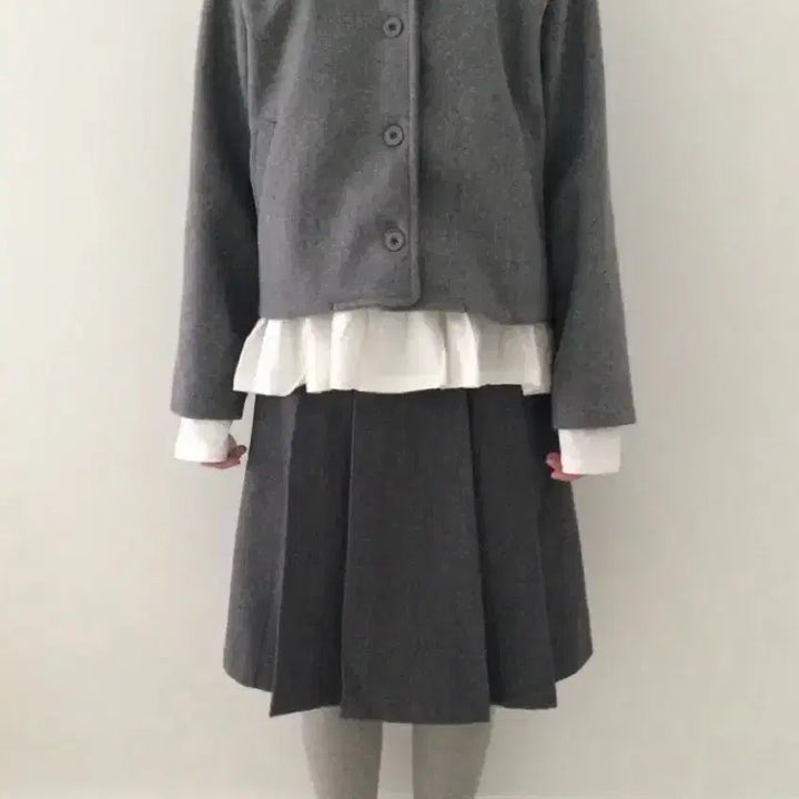 [BUNJANG] Humoo Kara Jacket and Skirt Set / 후무 카라 자켓 , 스커트