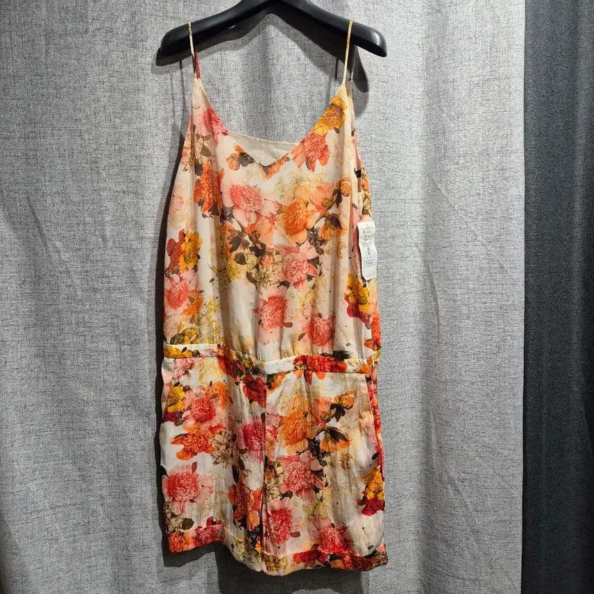 [BUNJANG] ZARA Flower Print Romper / 자라 플라워 프린트 롬퍼 여성용 꽃무늬