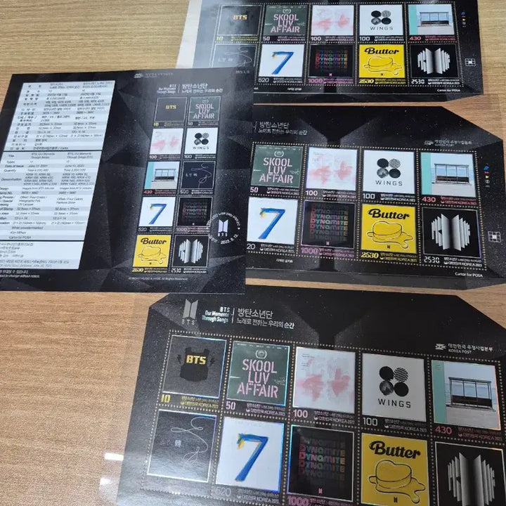 [BUNJANG] BTS Stamp Set Bundle Set / BTS 우표세트