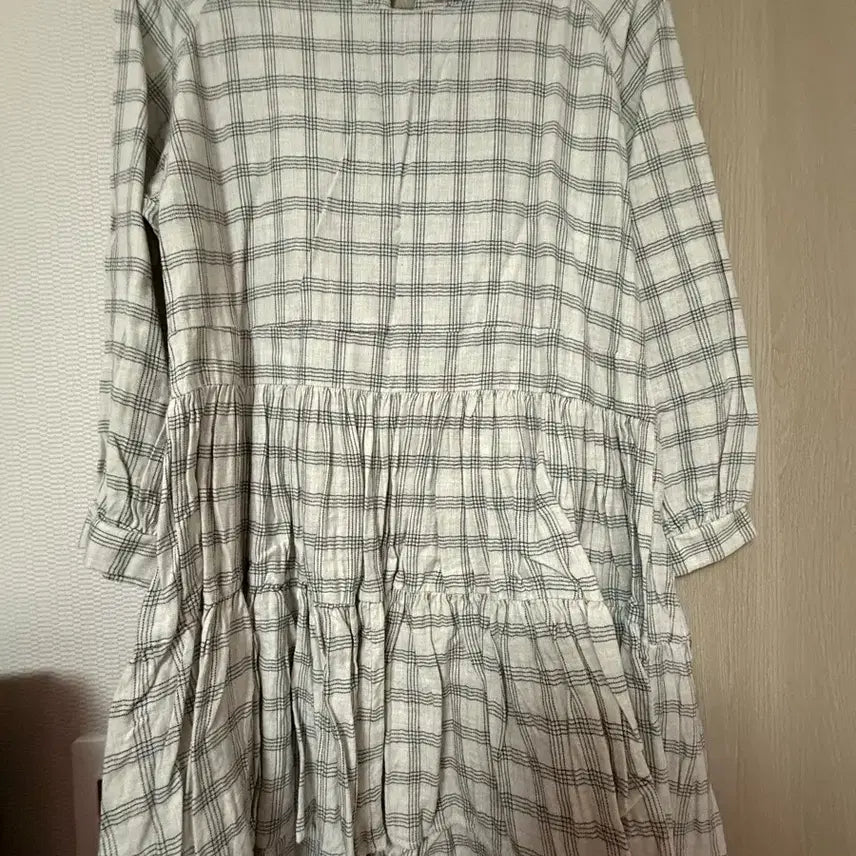 [BUNJANG] Checkered Midi Dress / 체크 원피스