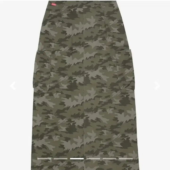 [SOLD OUT] 오디너리홀리데이 카모 카고 롱 스커트