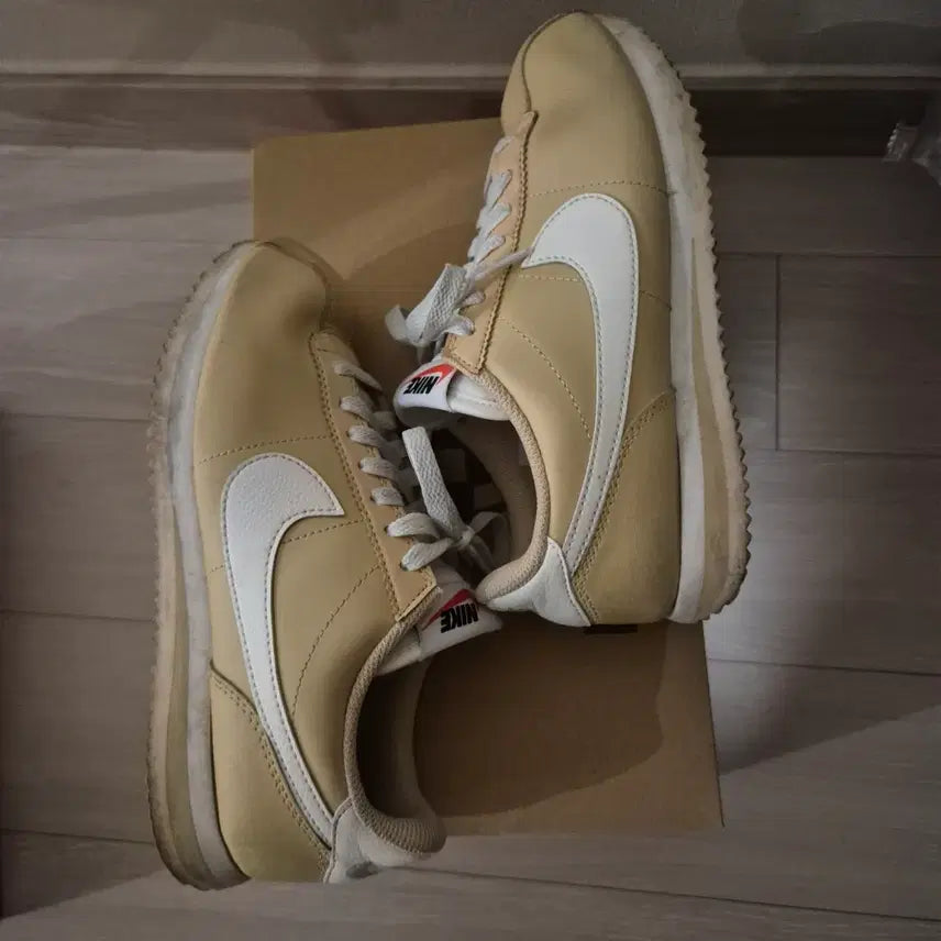 [BUNJANG] Nike Cortez Beige Sneakers / 나이키 코르테즈 베이지 225