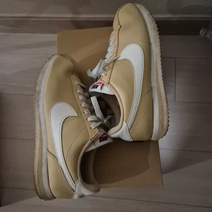 [BUNJANG] Nike Cortez Beige Sneakers / 나이키 코르테즈 베이지 225