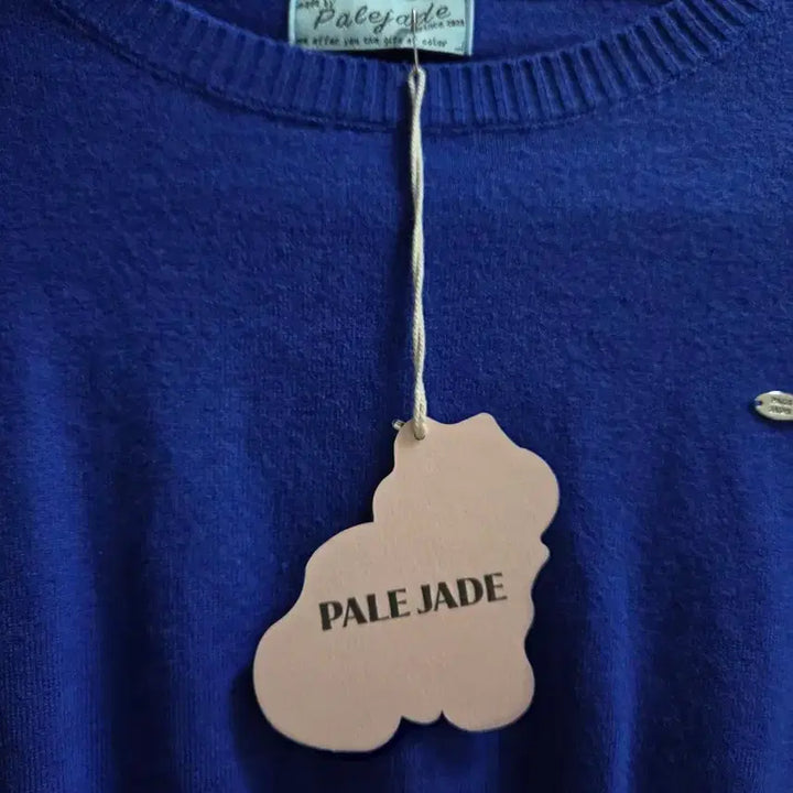 [BUNJANG] Pale Jade Fitted Rayon Knit T-Shirt / 새상품) 페일제이드 Fitted Rayon Knit T 니트 블루