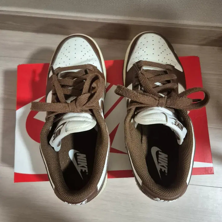 [BUNJANG] Nike Dunk Low Brown Sneakers / 나이키 덩크 로우 브라운 225