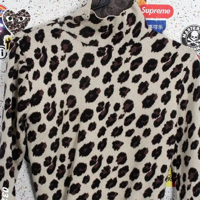 [BUNJANG] Zara Leopard Print Knit Top - Women&