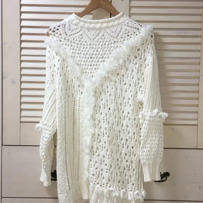 [BUNJANG] Vintage Japanese Ribbon Knit Dress / 일본빈티지 리본 니트 원피스 그런지페어리히피피조물파우닝133레이어룸