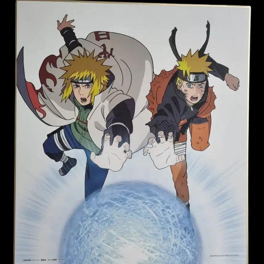 [BUNJANG] Naruto Minato Shikishi Art Board / 나루토 미나토 색지