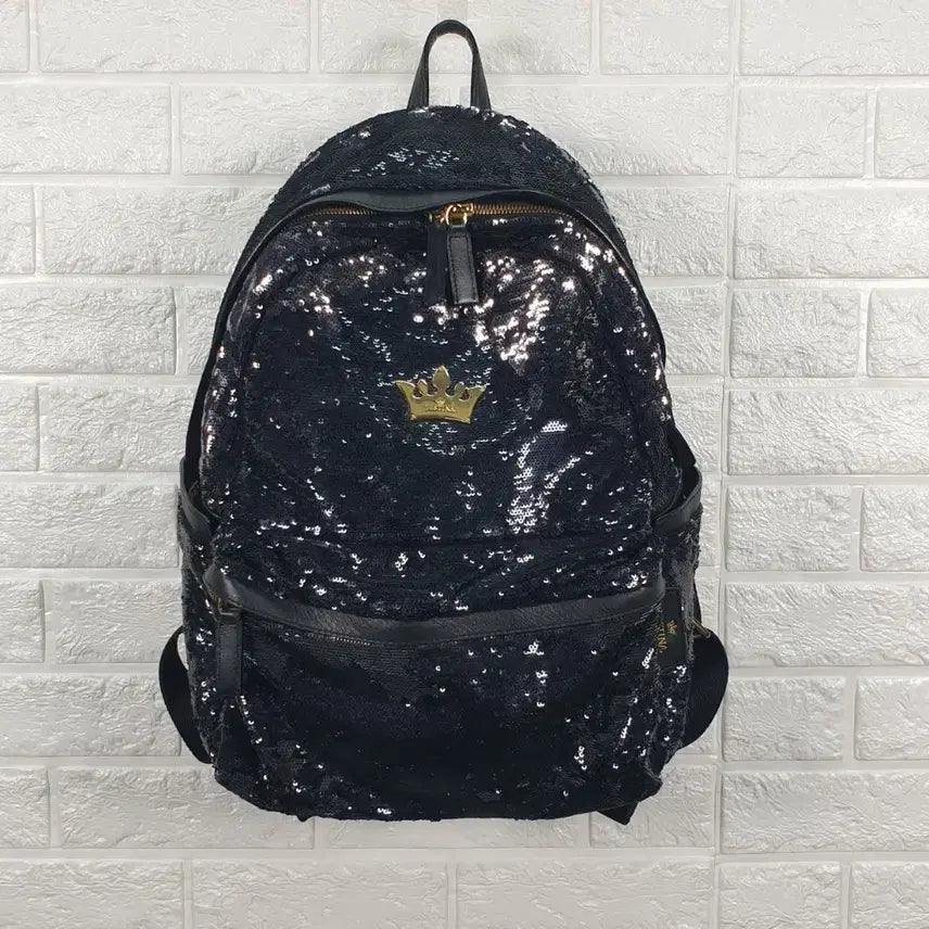 [BUNJANG] J.ESTINA Sequin Backpack / 제이에스티나 스팽글 백팩