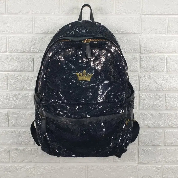 [BUNJANG] J.ESTINA Sequin Backpack / 제이에스티나 스팽글 백팩