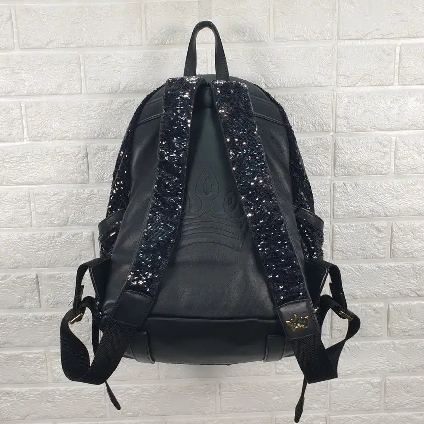[BUNJANG] J.ESTINA Sequin Backpack / 제이에스티나 스팽글 백팩