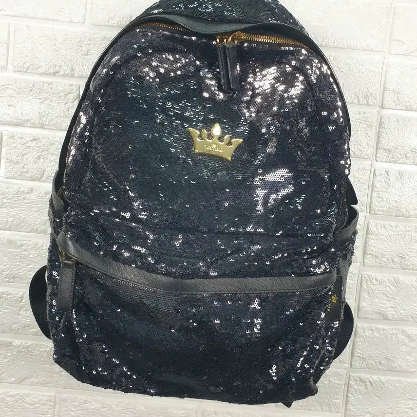 [BUNJANG] J.ESTINA Sequin Backpack / 제이에스티나 스팽글 백팩