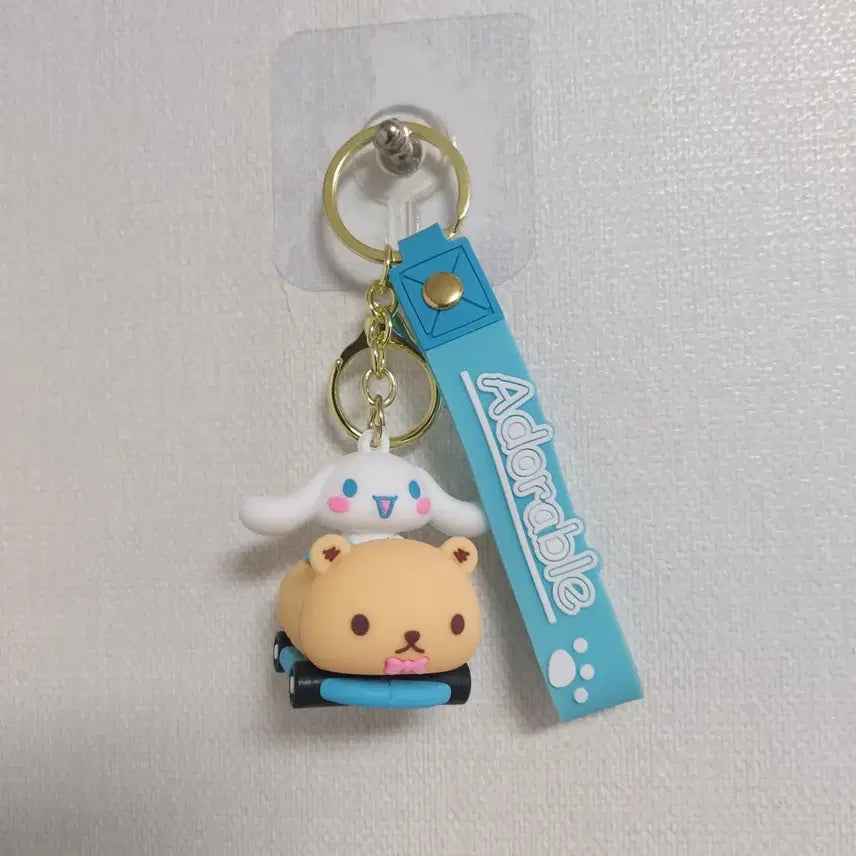 [BUNJANG] Sanrio Kuromi Cinnamoroll Keyring Set / {새상품} 산리오 쿠로미 시나모롤 키링 열쇠고리 차키고리