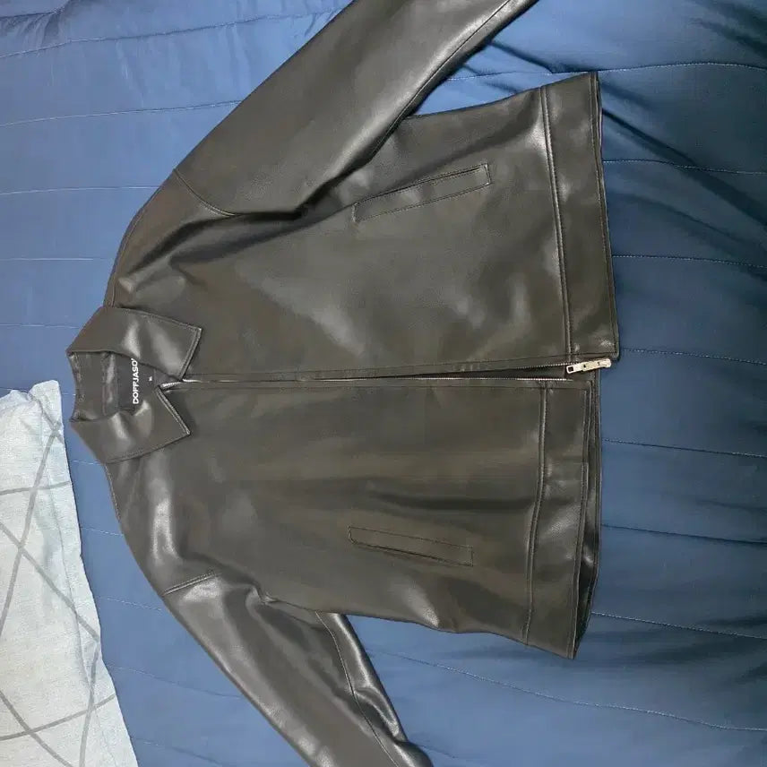 [BUNJANG] Dope Jason Black Leather Jacket / 도프제이슨 블랙 레더 자켓