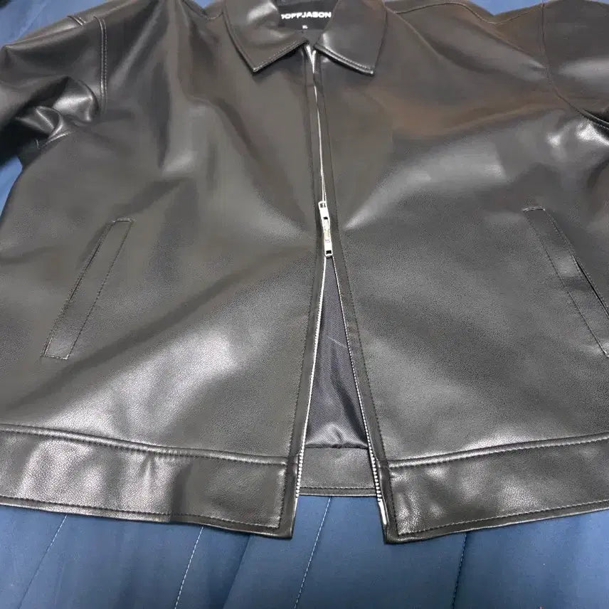 [BUNJANG] Dope Jason Black Leather Jacket / 도프제이슨 블랙 레더 자켓