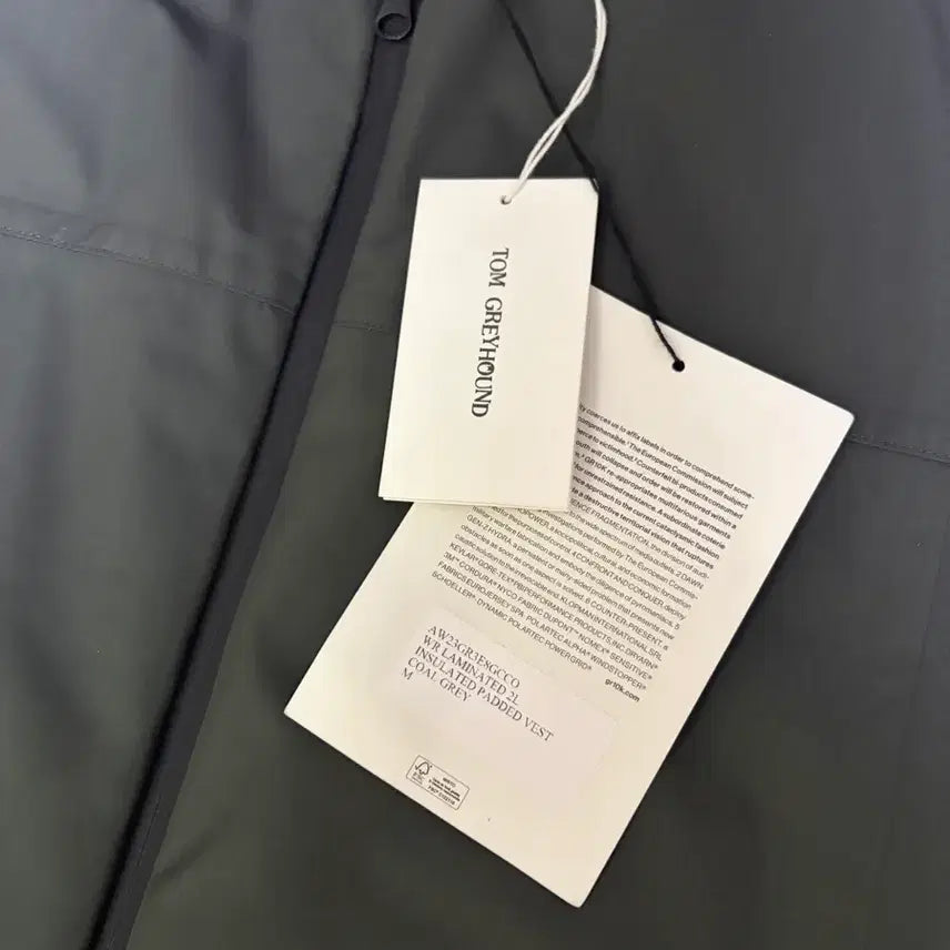 [BUNJANG] GR10K Insulated Padded Vest Coal Grey / [M] GR10K 인슐레이티드 패디드 베스트 콜 그레이