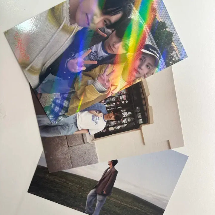 [BUNJANG] ZEROBASEONE Lee Han, Taesan, and Fanlight Photocard Bundle Set / 낙온 포카바인더+이한생일포카+응원봉포카+태산포카