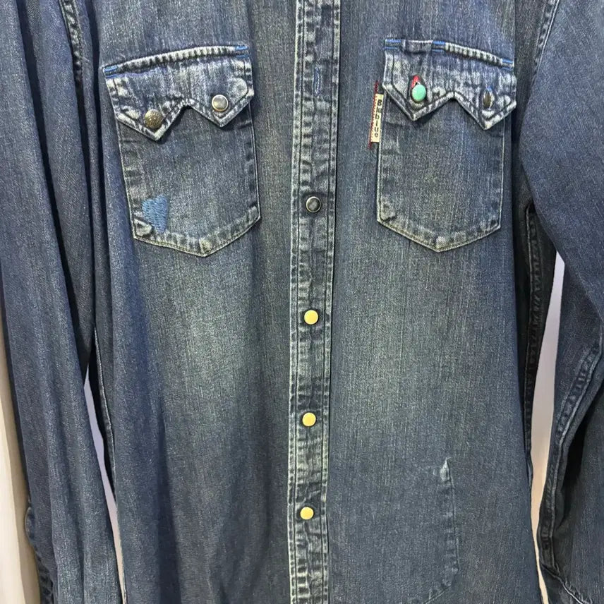[BUNJANG] BlueBlue Japan Western Denim Shirt / [2] blueblue 블루블루재팬 웨스턴 데님셔츠