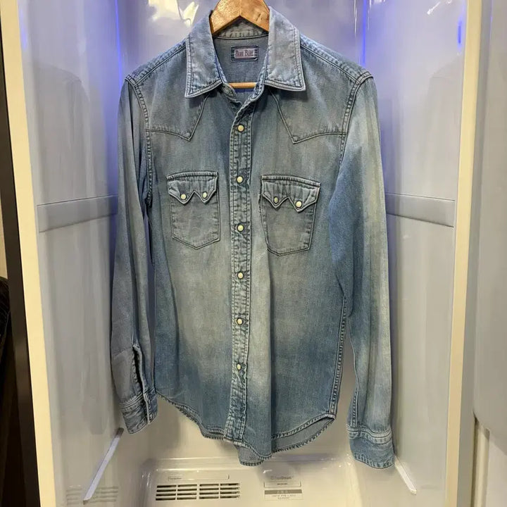 [BUNJANG] Blueblue Japan Western Denim Shirt / [3] blueblue 블루블루재팬 웨스턴 데님셔츠