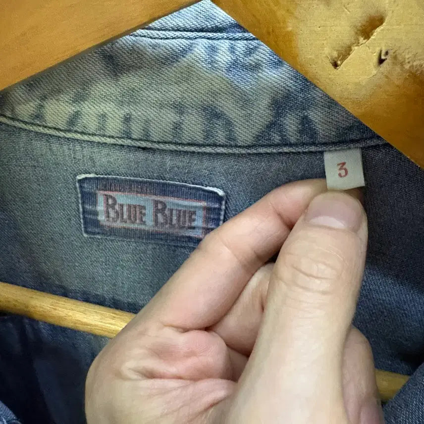 [BUNJANG] Blueblue Japan Western Denim Shirt / [3] blueblue 블루블루재팬 웨스턴 데님셔츠