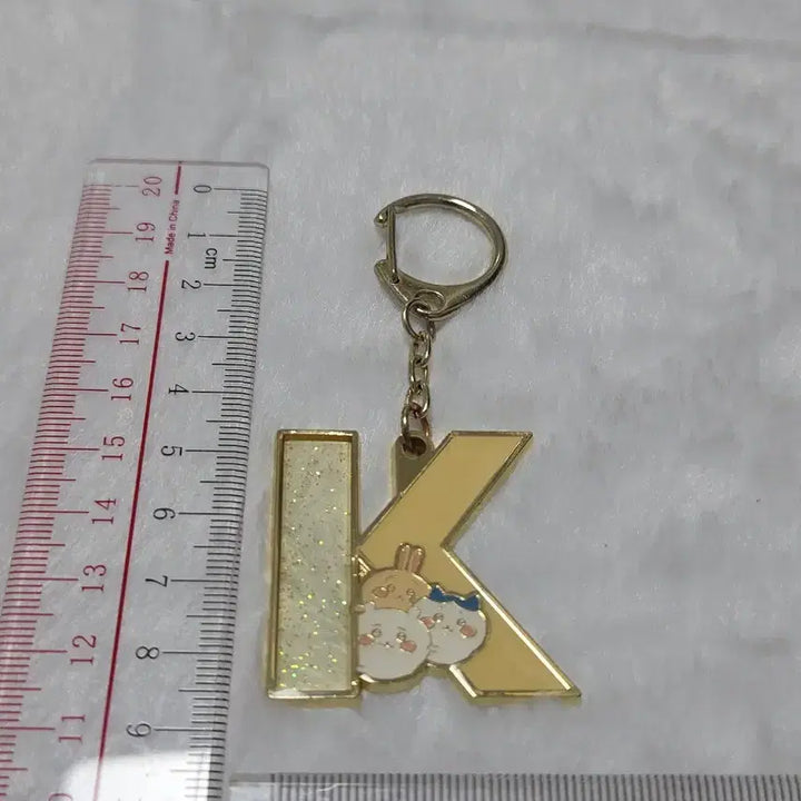 [BUNJANG] Munjakgwi K Alphabet Keyring / 먼작귀 알파벳 모양 키링_K모양