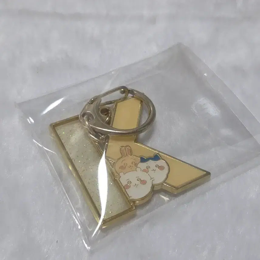 [BUNJANG] Munjakgwi K Alphabet Keyring / 먼작귀 알파벳 모양 키링_K모양