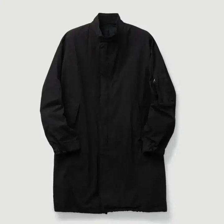 [BUNJANG] Coore 26SS Garment Dyed Fishtail Parka (Washed Black) S / 쿠어  26SS 가먼트 다이드 피쉬테일 파카 (워시드블랙) S