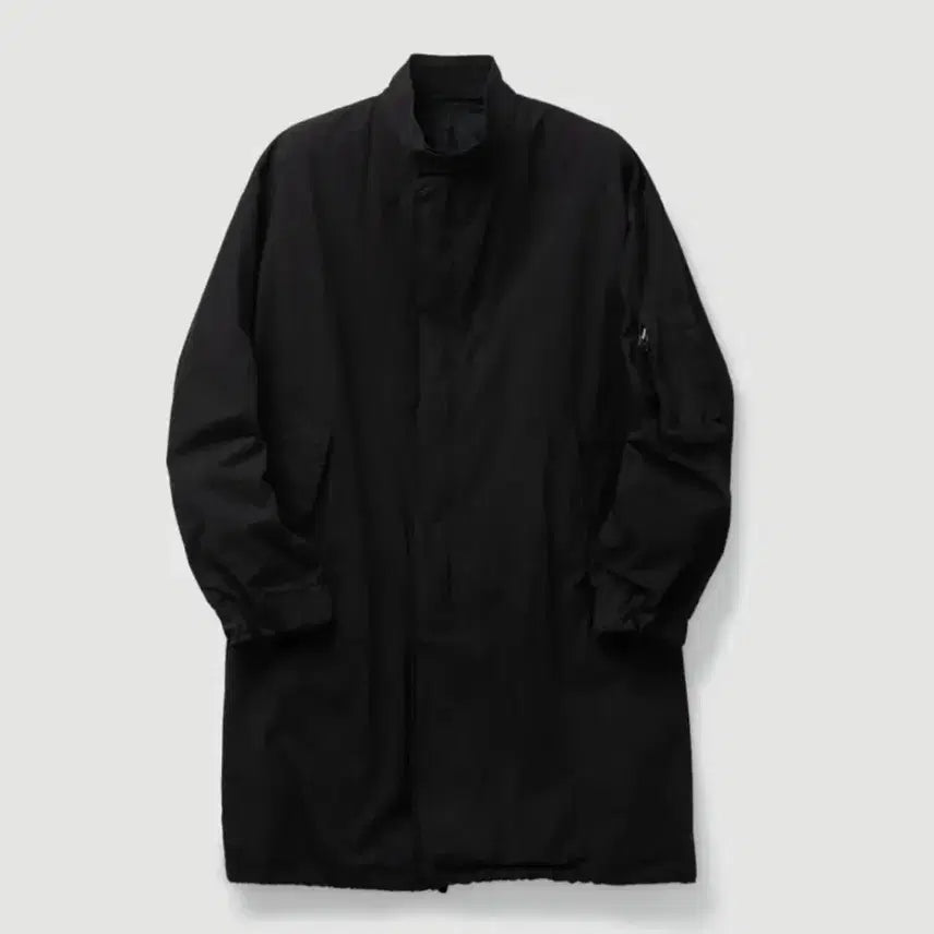 [BUNJANG] Coore 26SS Garment Dyed Fishtail Parka (Washed Black) S / 쿠어  26SS 가먼트 다이드 피쉬테일 파카 (워시드블랙) S