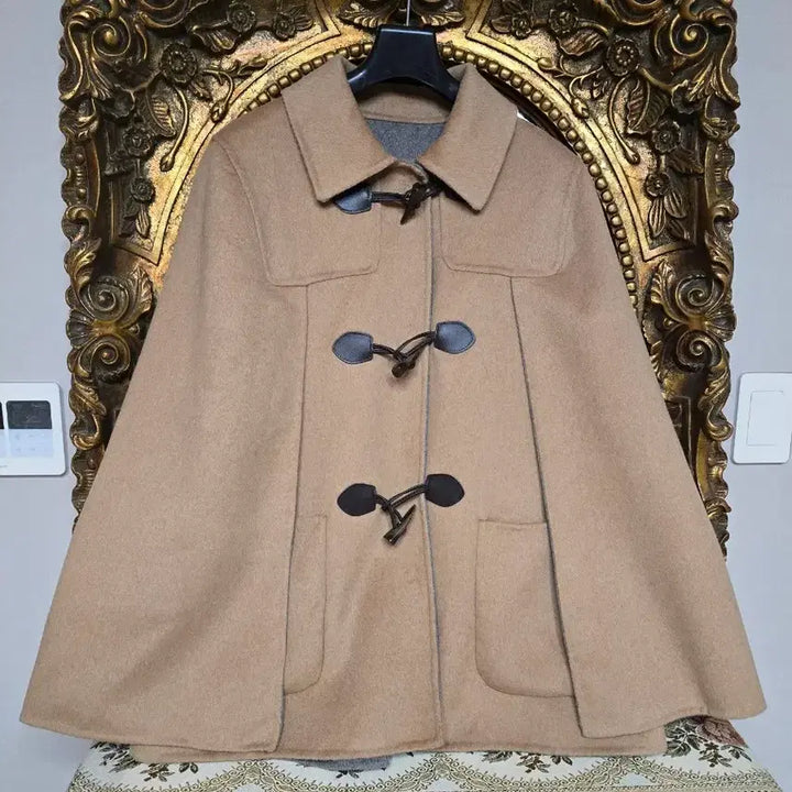 [BUNJANG] Derek Lam Wool Blended Duffle Cape Jacket / 데렉램 울블렌디드 더플 케이프 자켓(55~77)