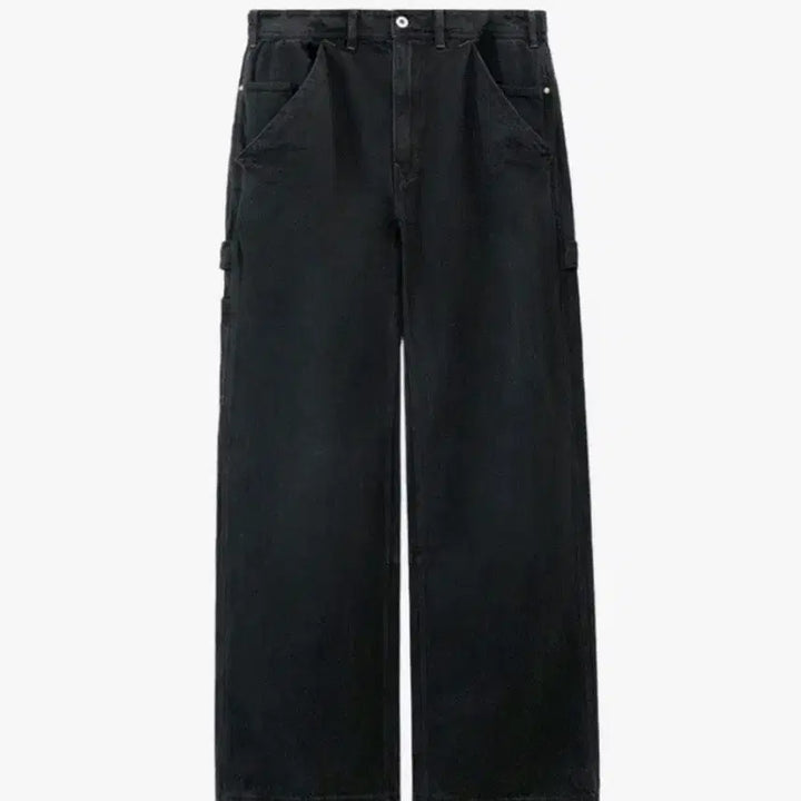 [BUNJANG] Polytelu Hammer Denim Jeans / 폴리테루 해머 데님 블랙 4사이즈