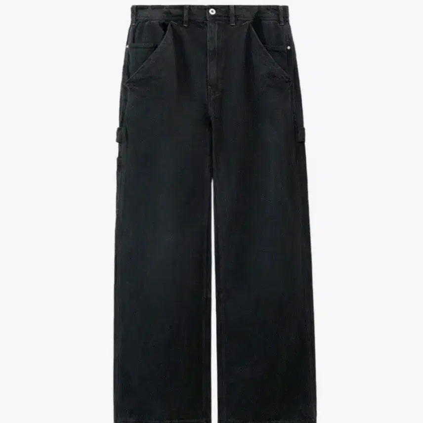 [BUNJANG] Polytelu Hammer Denim Jeans / 폴리테루 해머 데님 블랙 4사이즈