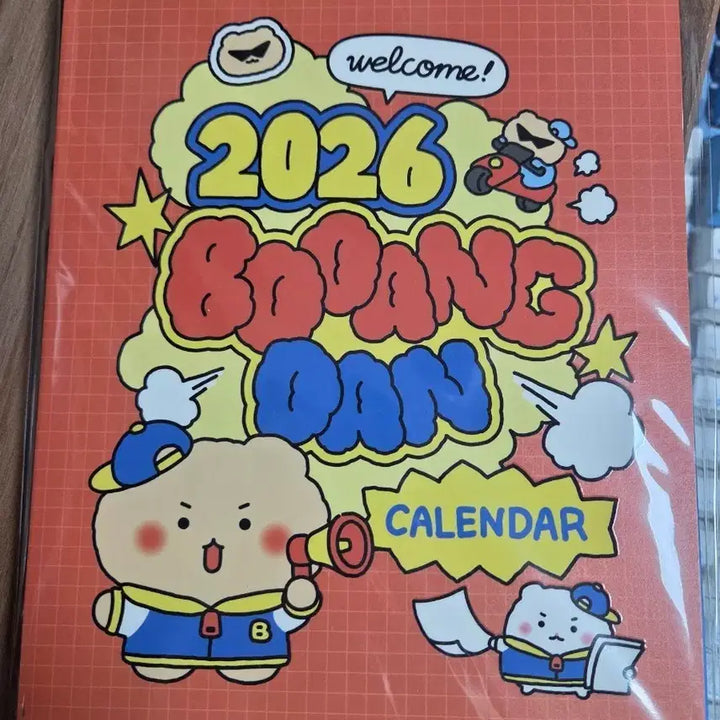 [BUNJANG] Mang-gom Mang-gleo-jin-gom 2026 Calendar / 망곰 망글곰 망그러진곰 2026 캘린더 새상품