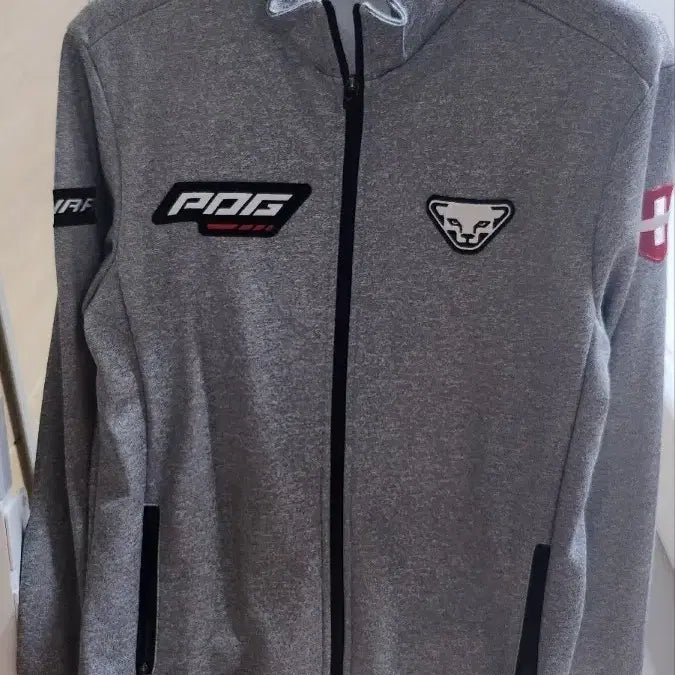 [BUNJANG] Dynafit POG Logo Zip-Up Jacket XL / 다이나핏 그레이 POG 로고 집업 자켓 XL
