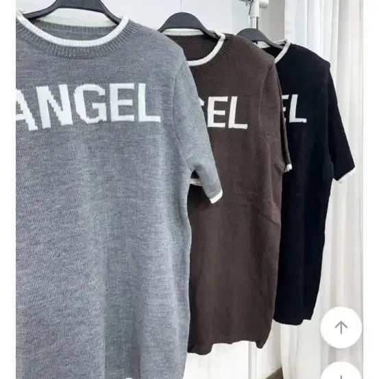 [BUNJANG] ANGEL Lettering Knit Dress / ANGEL 레터링 니트 원피스