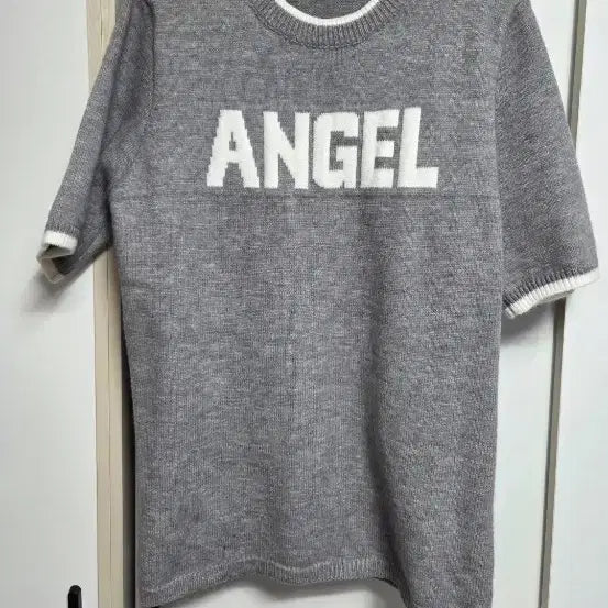 [BUNJANG] ANGEL Lettering Knit Dress / ANGEL 레터링 니트 원피스