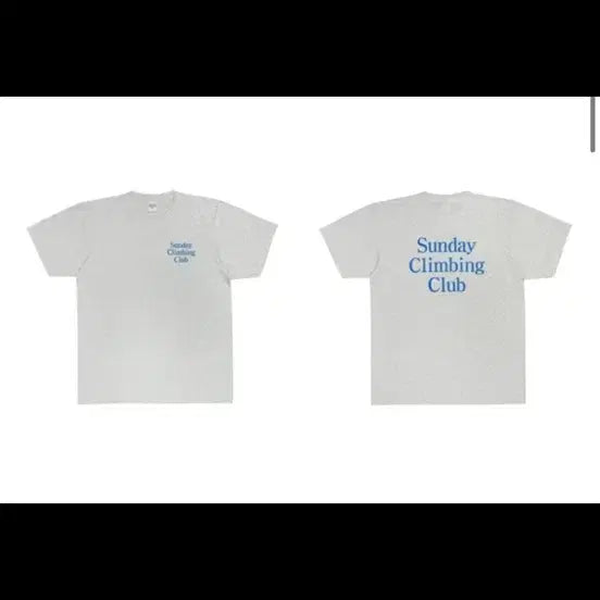 [BUNJANG] Sunday Climbing Club Logo T-shirt / SCC(sunday climbing club) 로고 반팔티