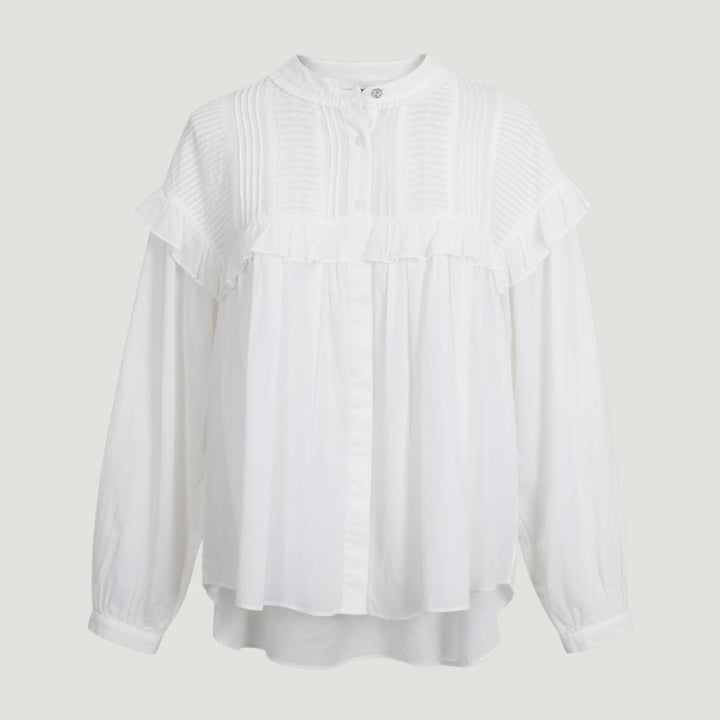 [BUNJANG] Zara Frill Mix Blouse Women&
