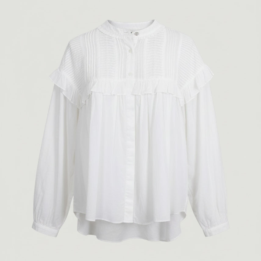 [BUNJANG] Zara Frill Mix Blouse Women&